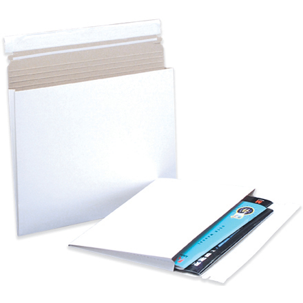 White Stayflats<span class='rtm'>®</span> Gusseted Mailers
