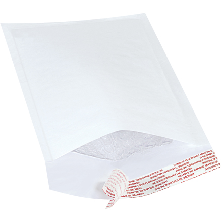 5 x 10" White #00 Self-Seal Bubble Mailers