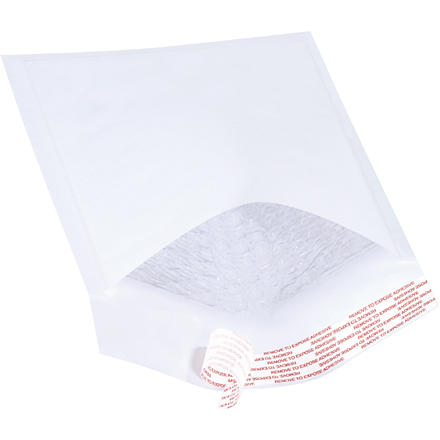 6 x 10" White #0 Self-Seal Bubble Mailers