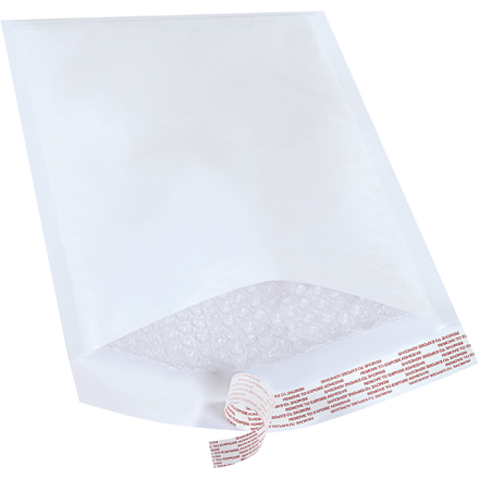8 <span class='fraction'>1/2</span> x 14 <span class='fraction'>1/2</span>" White #3 Self-Seal Bubble Mailers