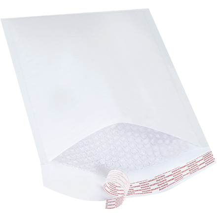 9 <span class='fraction'>1/2</span> x 14 <span class='fraction'>1/2</span>" White #4 Self-Seal Bubble Mailers