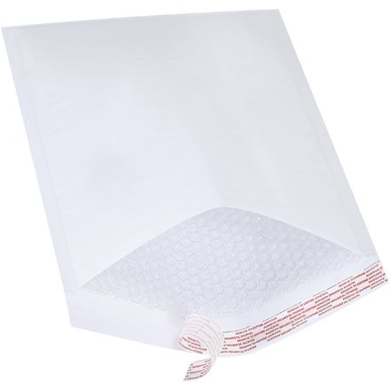 10 <span class='fraction'>1/2</span> x 16" White #5 Self-Seal Bubble Mailers