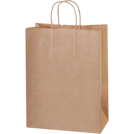 10 x 5 x 13" Kraft Paper Shopping Bags