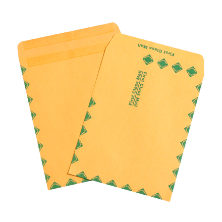10 x 13" Kraft First Class Redi-Seal Envelopes