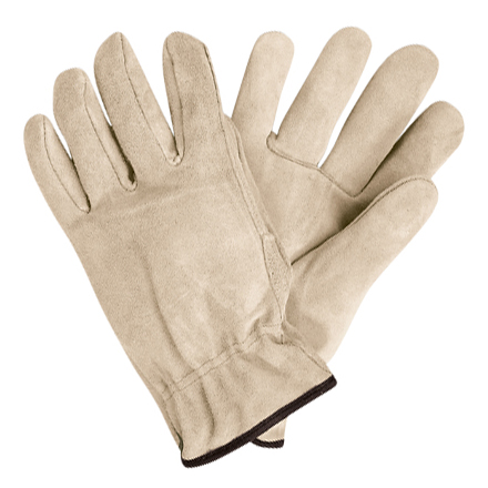 Deluxe Cowhide Leather Driver's Gloves - Large