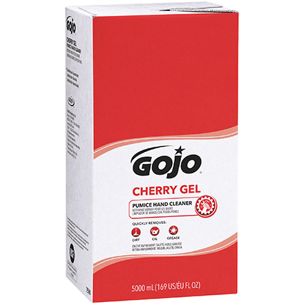 GOJO<span class='afterCapital'><span class='rtm'>®</span></span> Cherry Gel Pumice Hand Cleaner - 5,000 mL