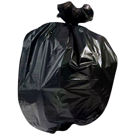 High Density Trash Liners - Black, 60 Gallon, .87 Mil.