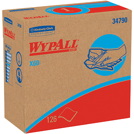 Kimberly Clark<span class='rtm'>®</span>WypALL<span class='afterCapital'><span class='rtm'>®</span></span> X60 Industrial Wipers