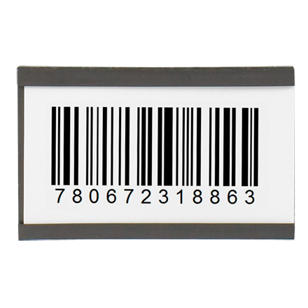 1 x 6" Magnetic C-Channel Cardholders