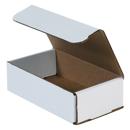 7 x 4 x 2" White Corrugated Mailers