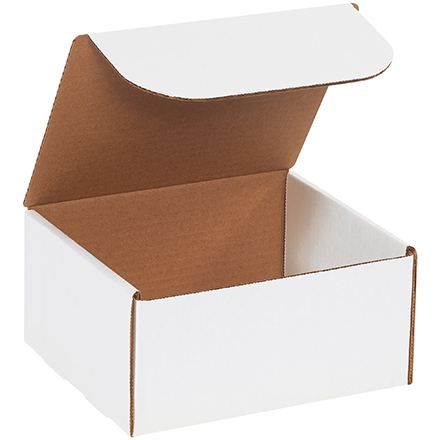 8 x 7 x 4" White Literature Mailers