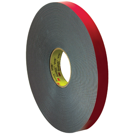 1" x 5 yds. Gray 3M<span class='tm'>™</span> 4646 VHB<span class='tm'>™</span> Tape